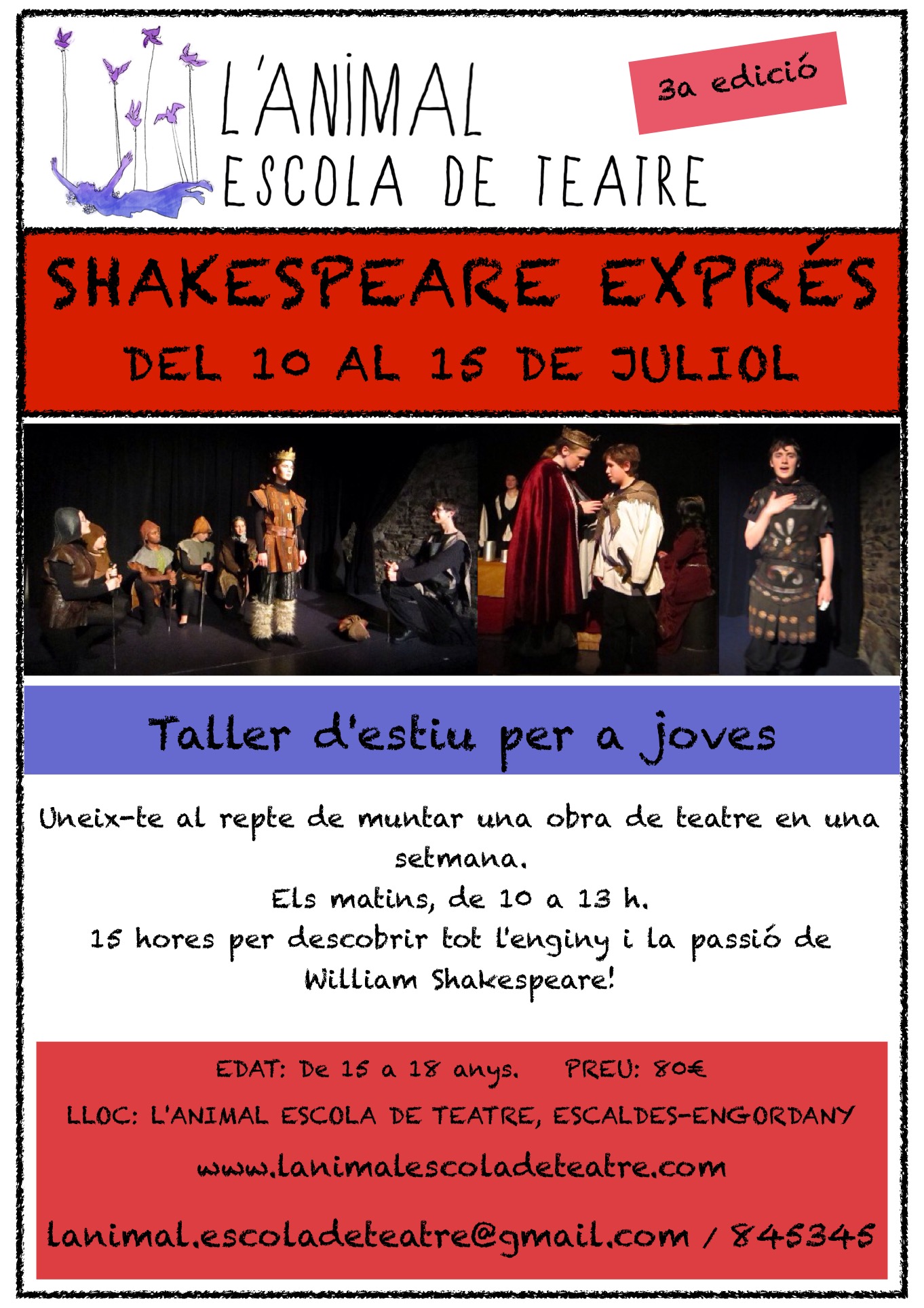 TALLER SHAKESPEARE EXPRÉS