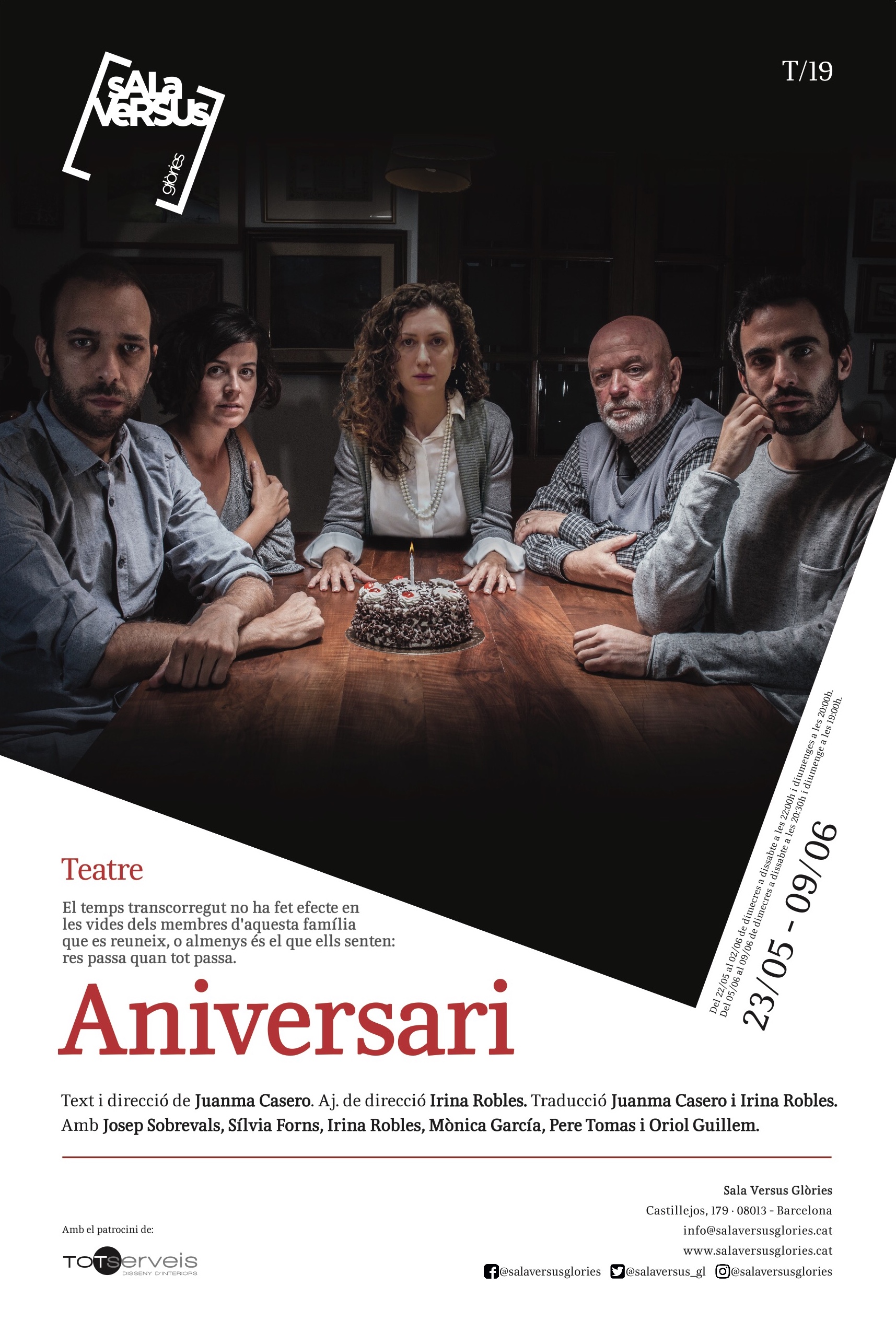 cartell aniversari versus